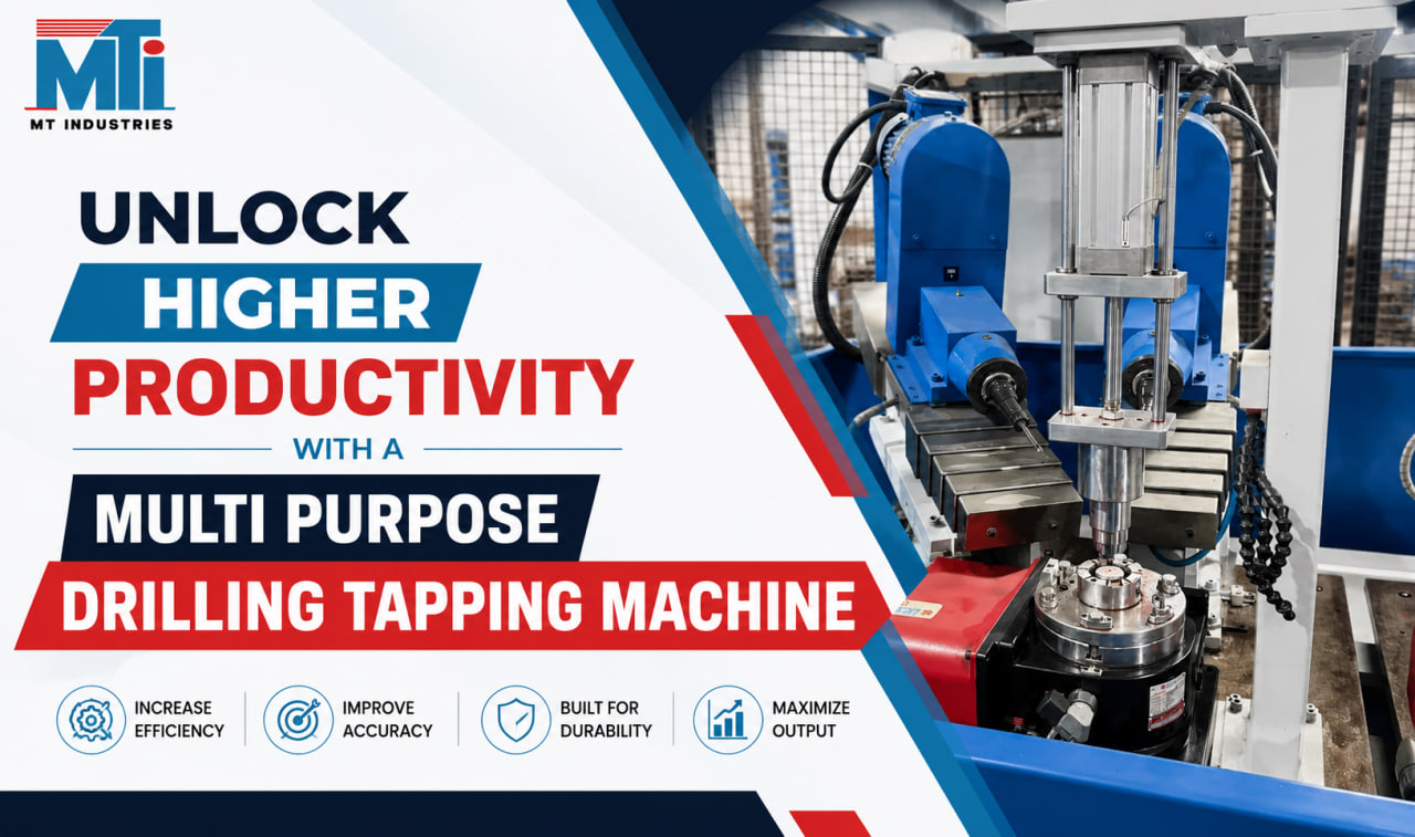 Multi Purpose Drilling Tapping Machine improving industrial productivity with precision drilling and tapping operations