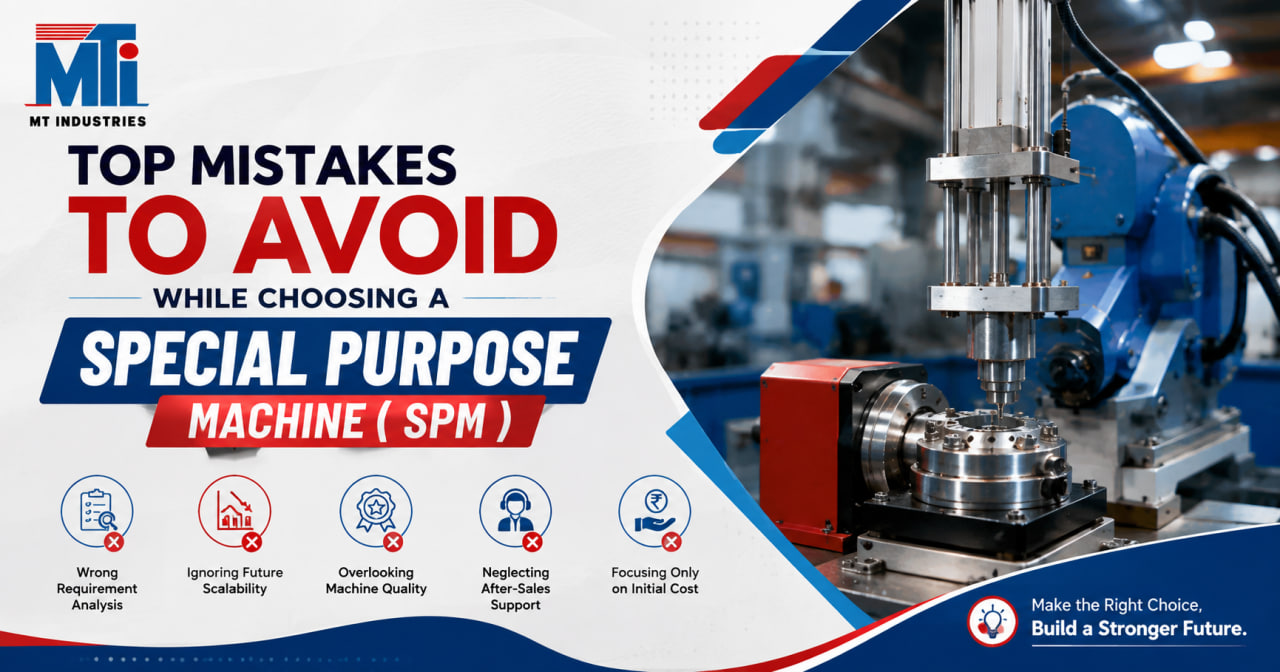 Special Purpose Machine buying mistakes and selection tips by MT Industries
